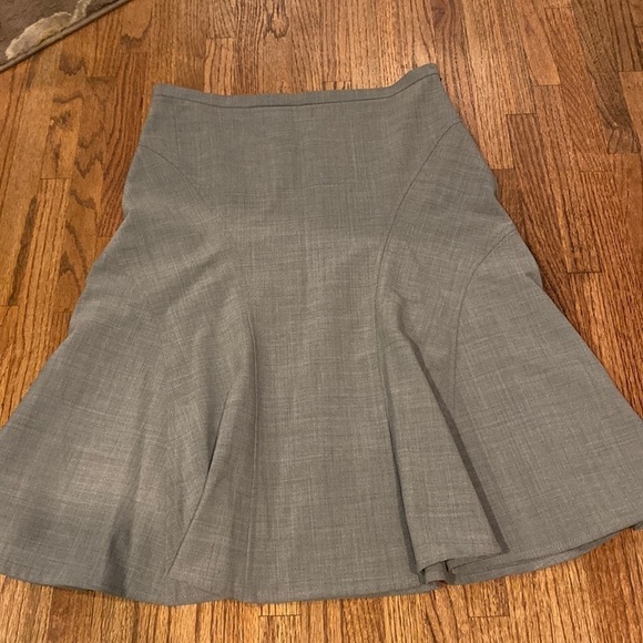 Bcbgmaxazria Gray Midi Skirt Size 0 - Picture 1 of 6